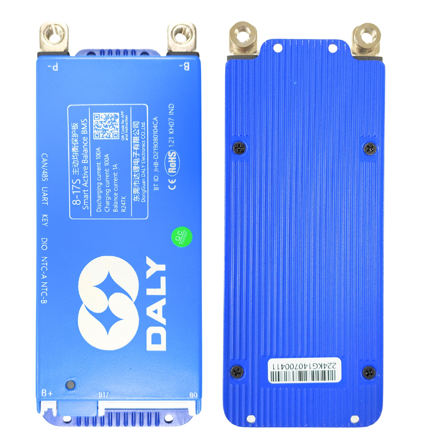 DALY 100BAL SMART BMS 8-17S 100A